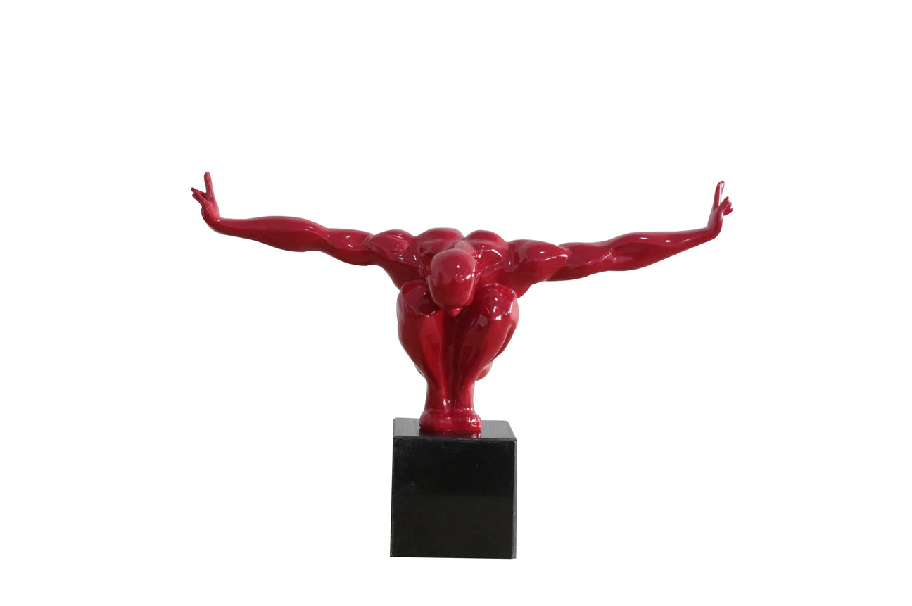 Outstretched Man Sculpture SHSZ-0867 Red