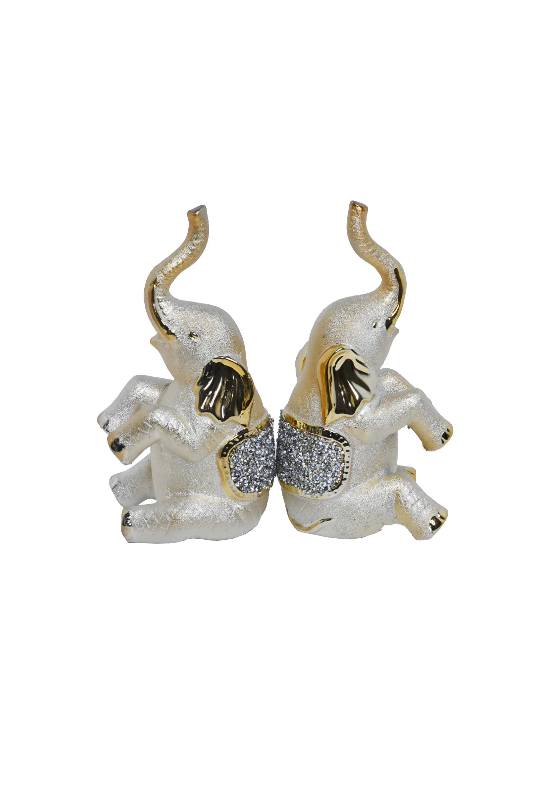 2pc Gold Diamond Elephant Set SH1831-G