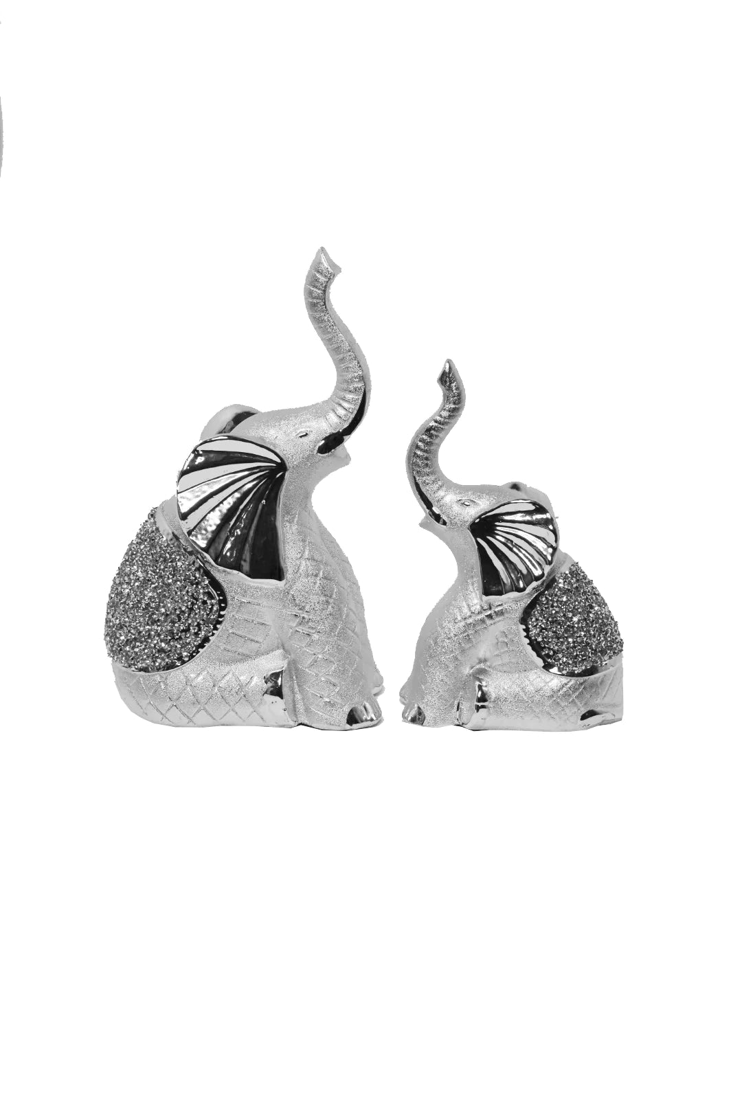 2pc Silver Elephant Set SH1832-S