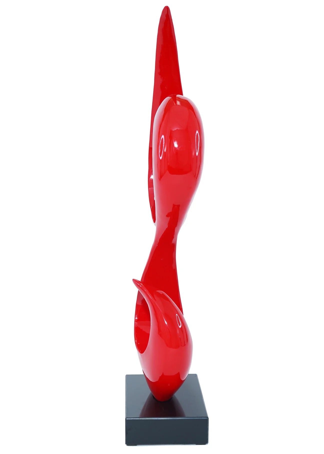 Abstract Tall Sculpture SHSZ-0640 RED