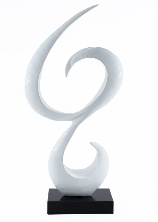 Abstract Tall Sculpture SHSZ-0640 WHITE