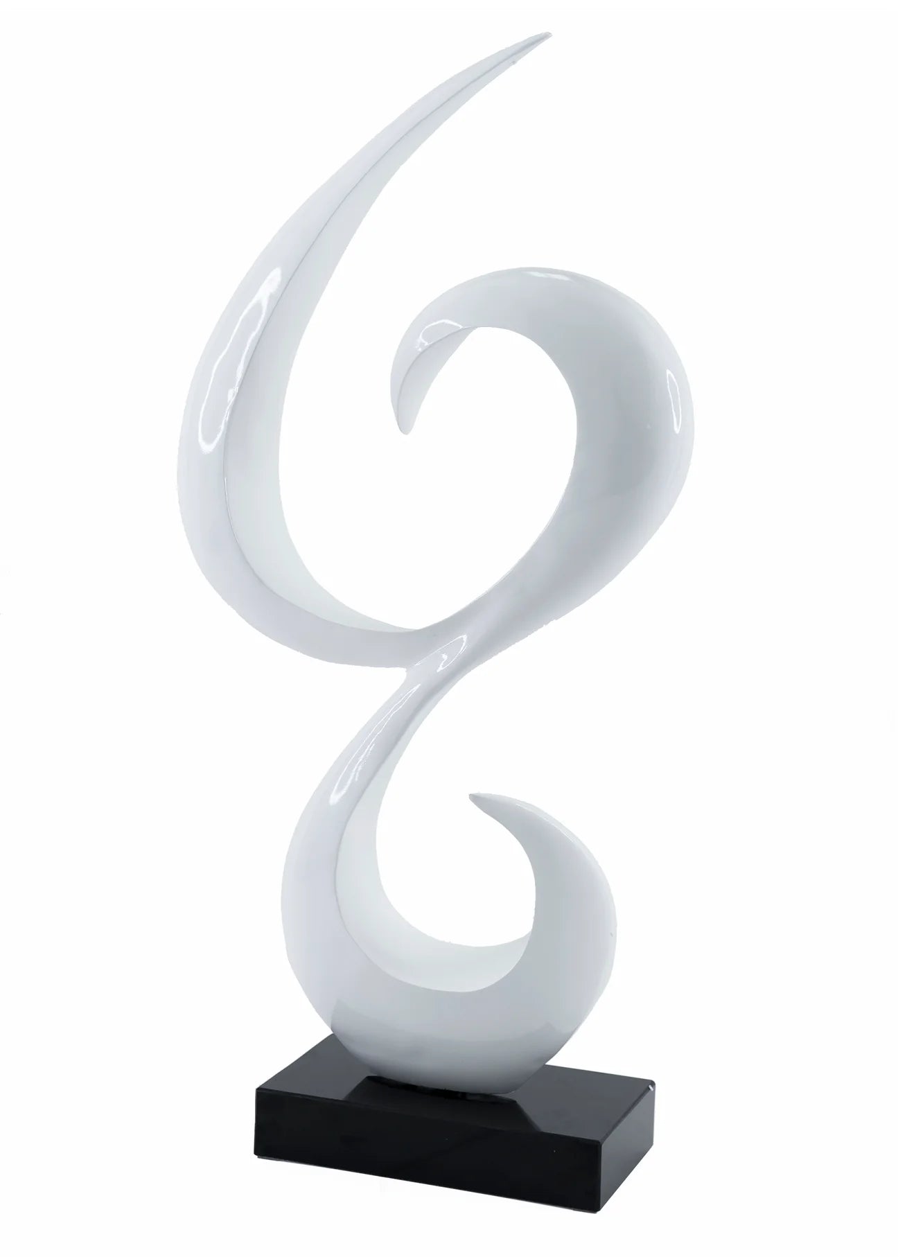 Abstract Tall Sculpture SHSZ-0640 WHITE