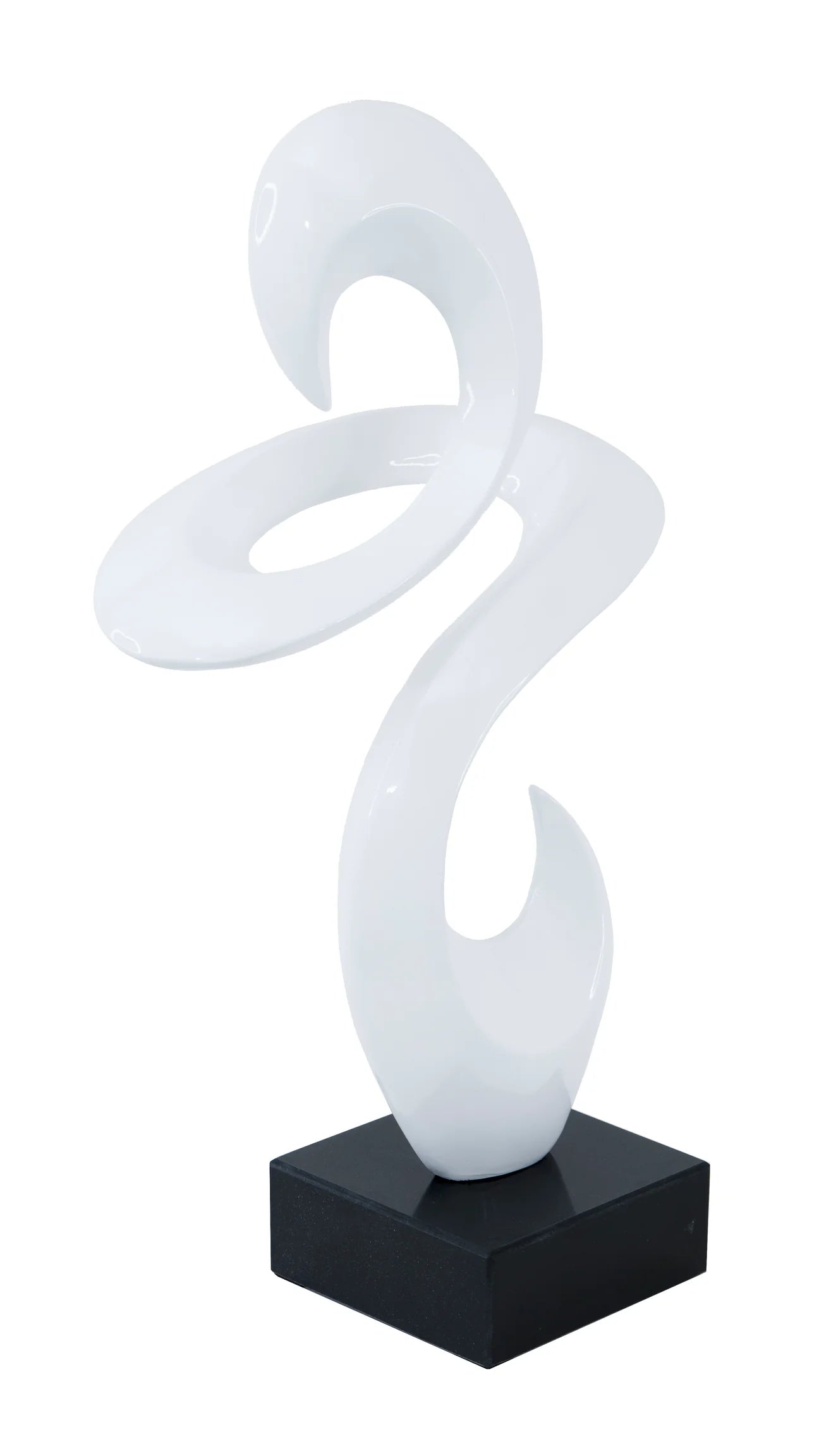 Abstract Tabletop Sculpture SHTH-286 WHITE