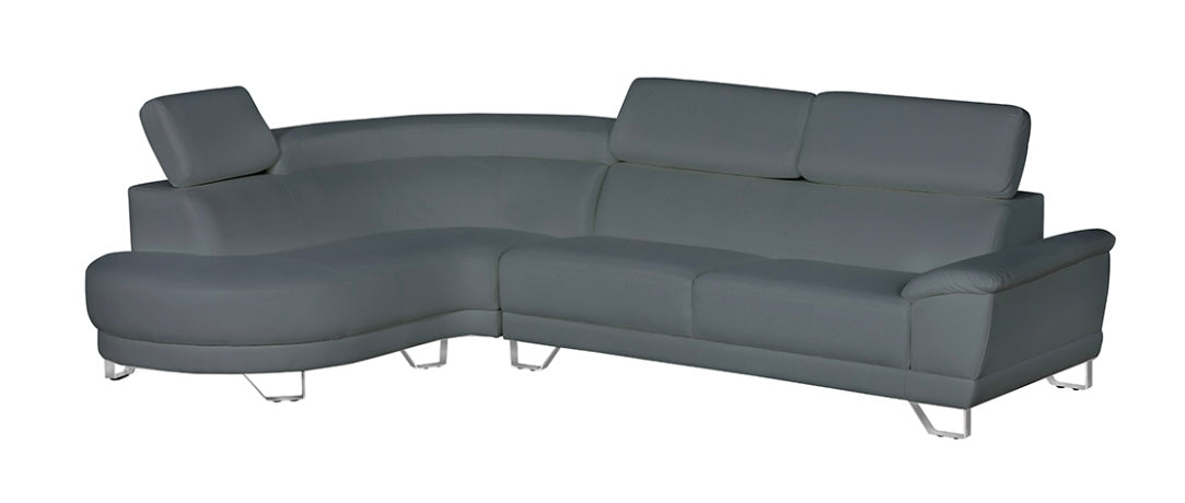 Almira Sectional Grey Left