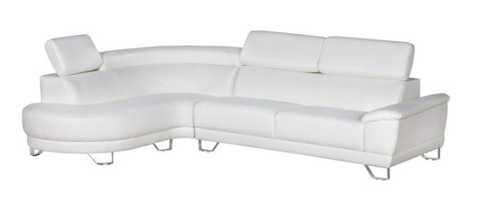 Almira Sectional White Left