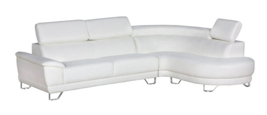 Almira Sectional White Right