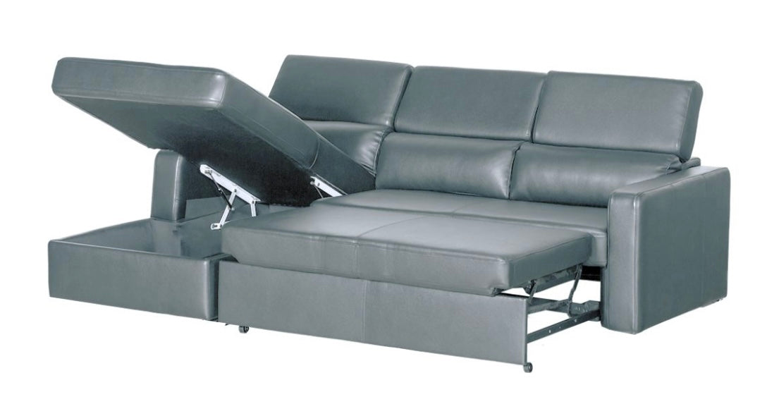 Kahlil Sectional Gray Left