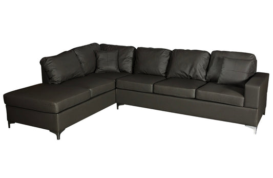 KIVA Sectional Black Left