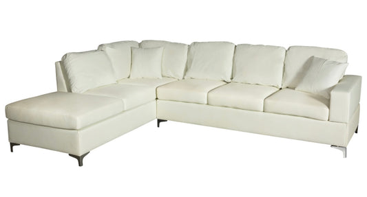 KIVA Sectional White Left