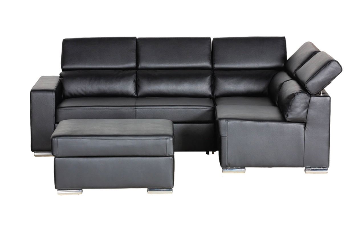 Klaus Sectional Black Right