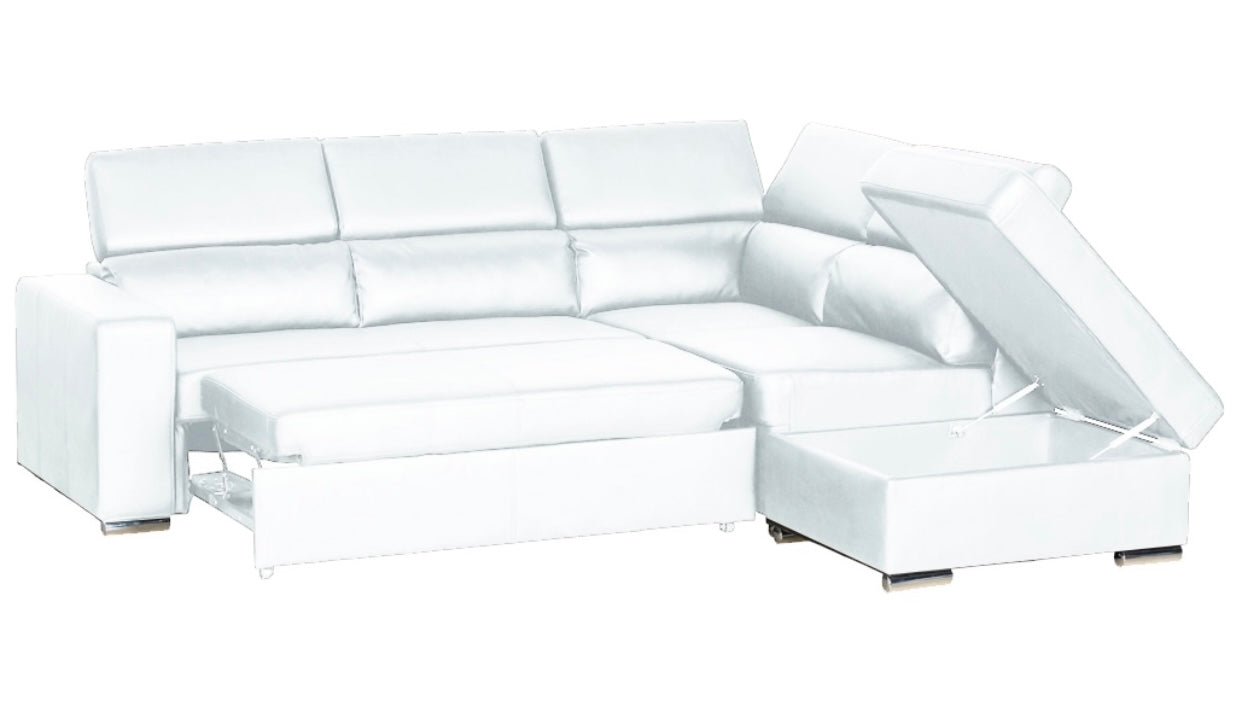 Klaus Sectional White Right