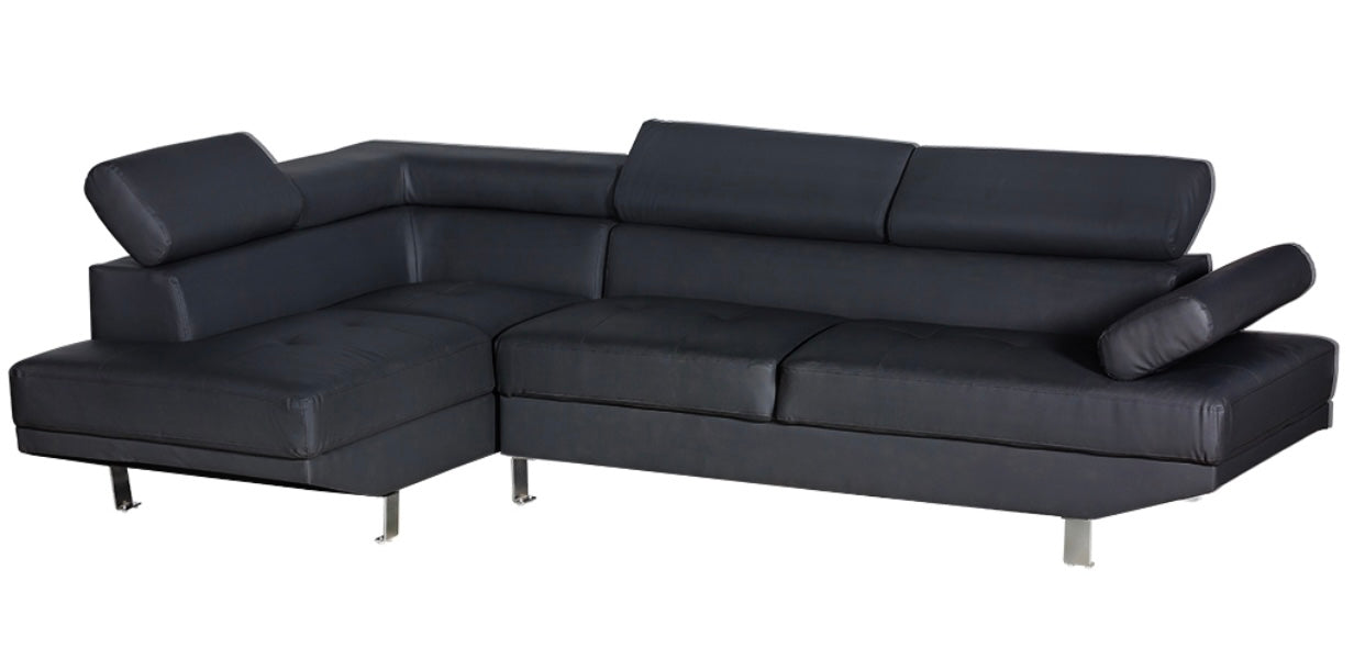 Mykonos Sectional Black Left