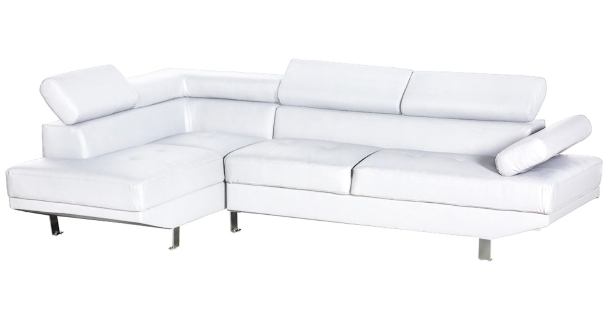 Mykonos Sectional White Left