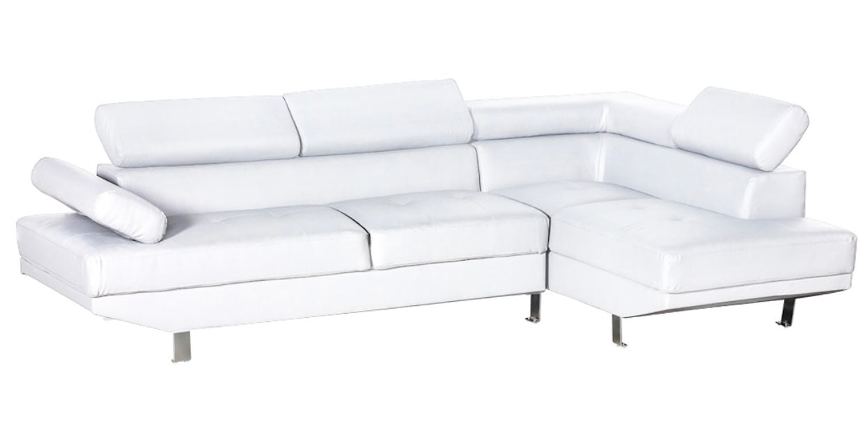 Mykonos Sectional White Right