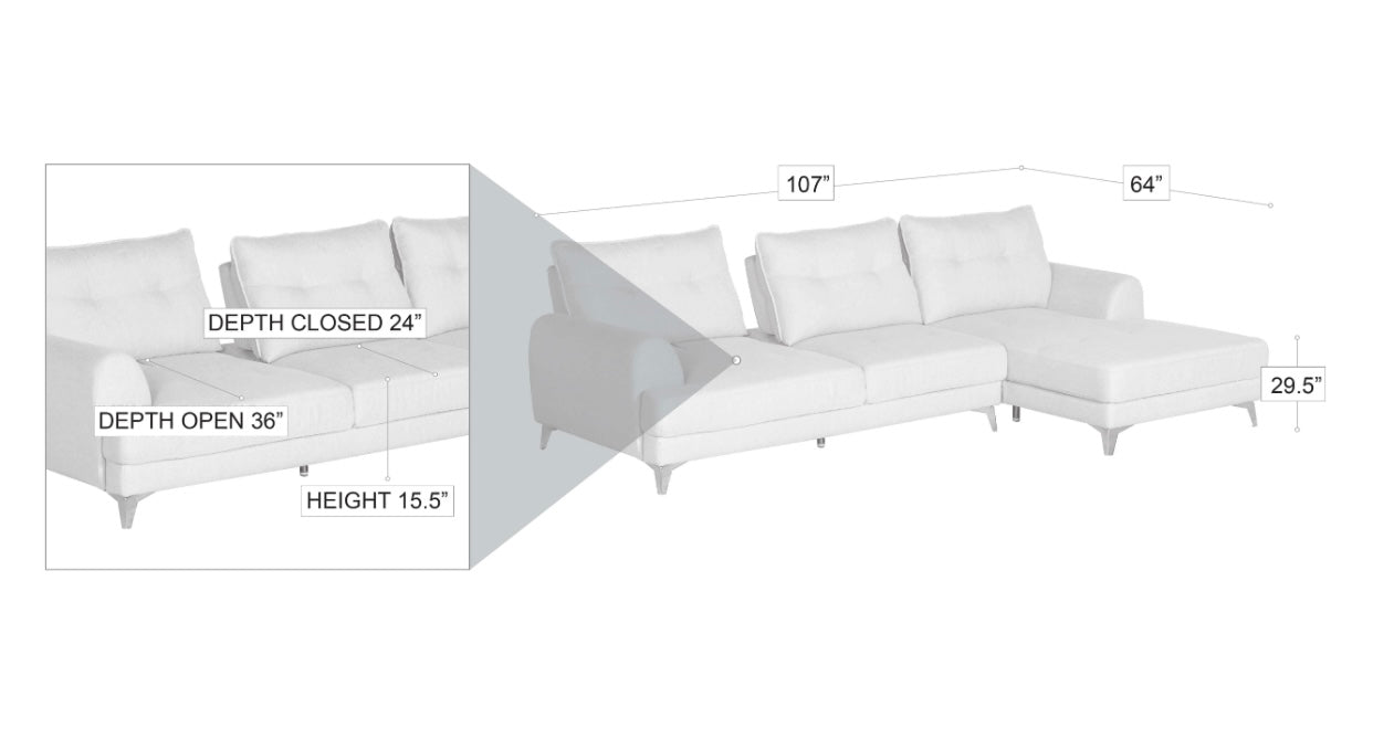 Alaska Sectional Right