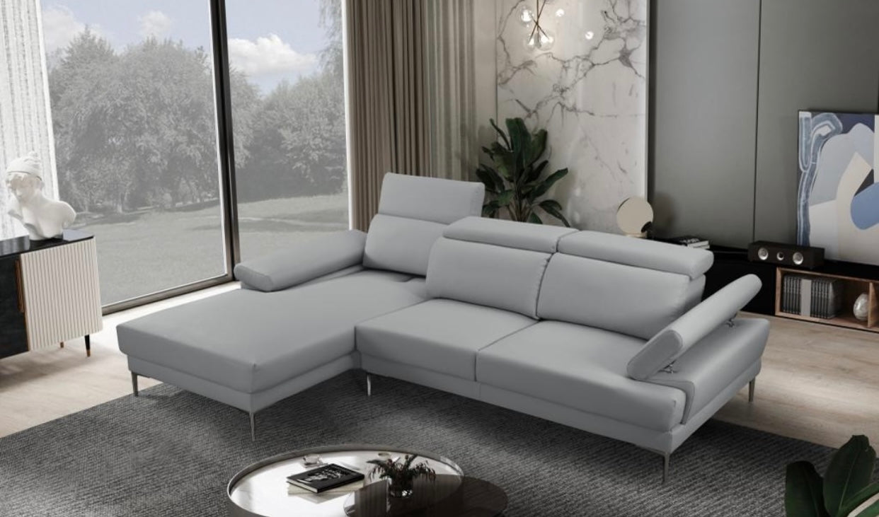 Kim Sectional Grey Left