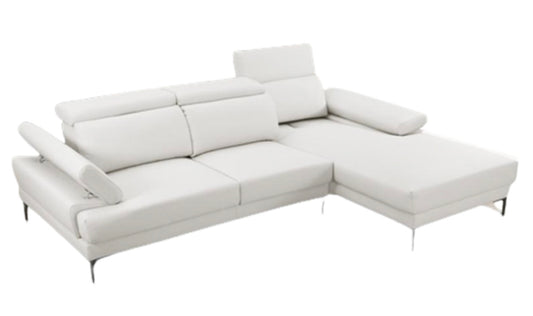 Kim Sectional White Right