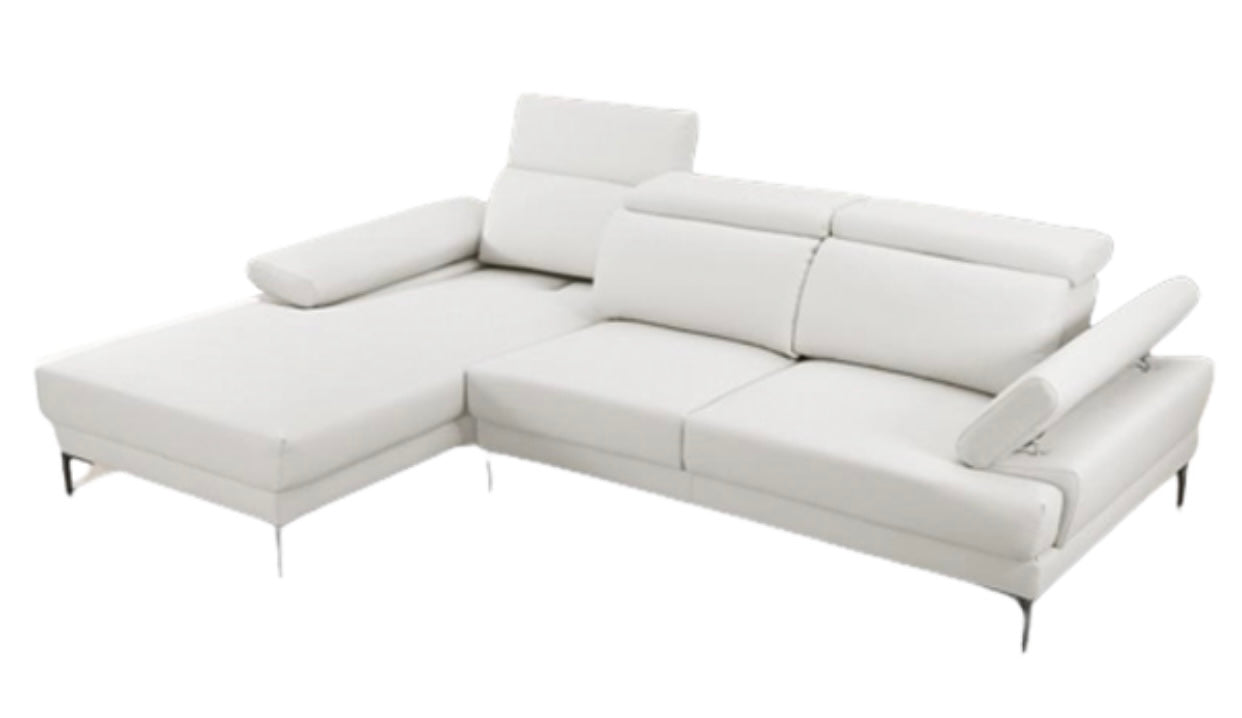 Kim Sectional White Left