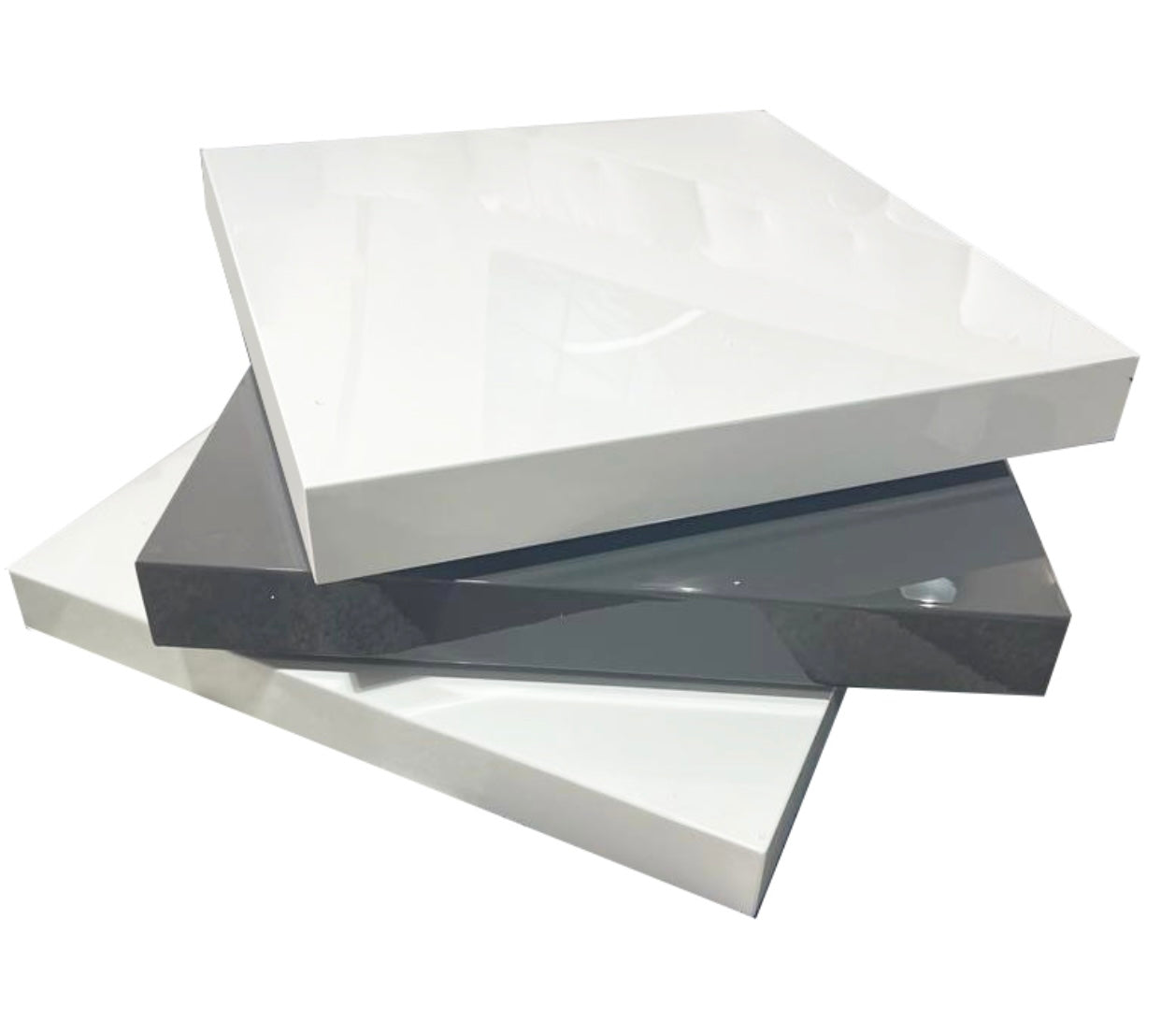 Aria Coffee Table Grey and White