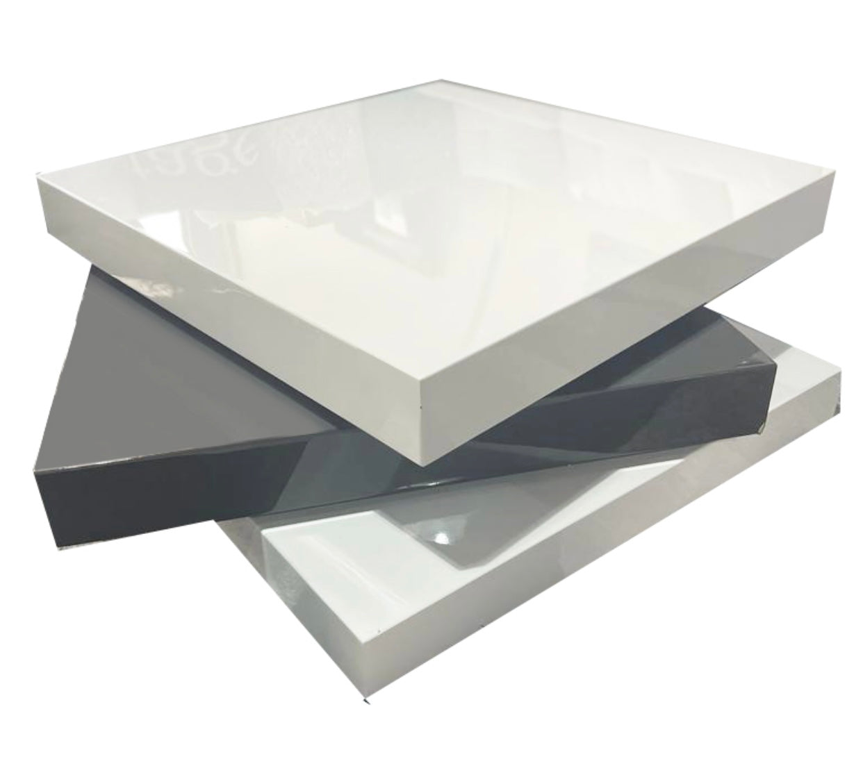 Aria Coffee Table Grey and White