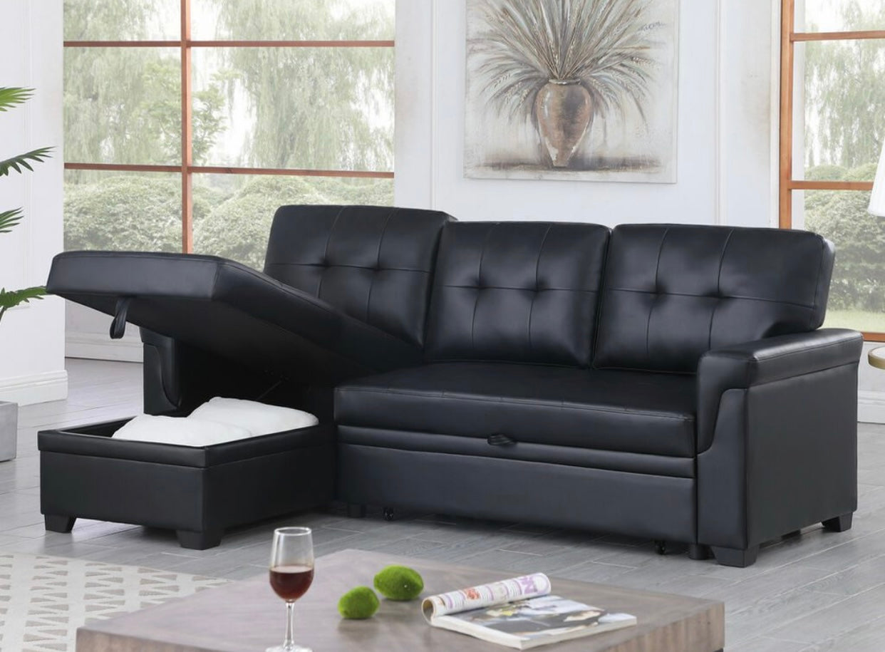 Lexi Reversible Sleeper Sectional Sofa 81347