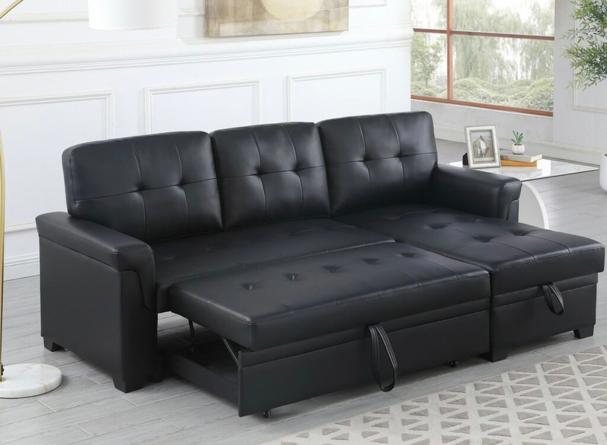 Lexi Reversible Sleeper Sectional Sofa 81347