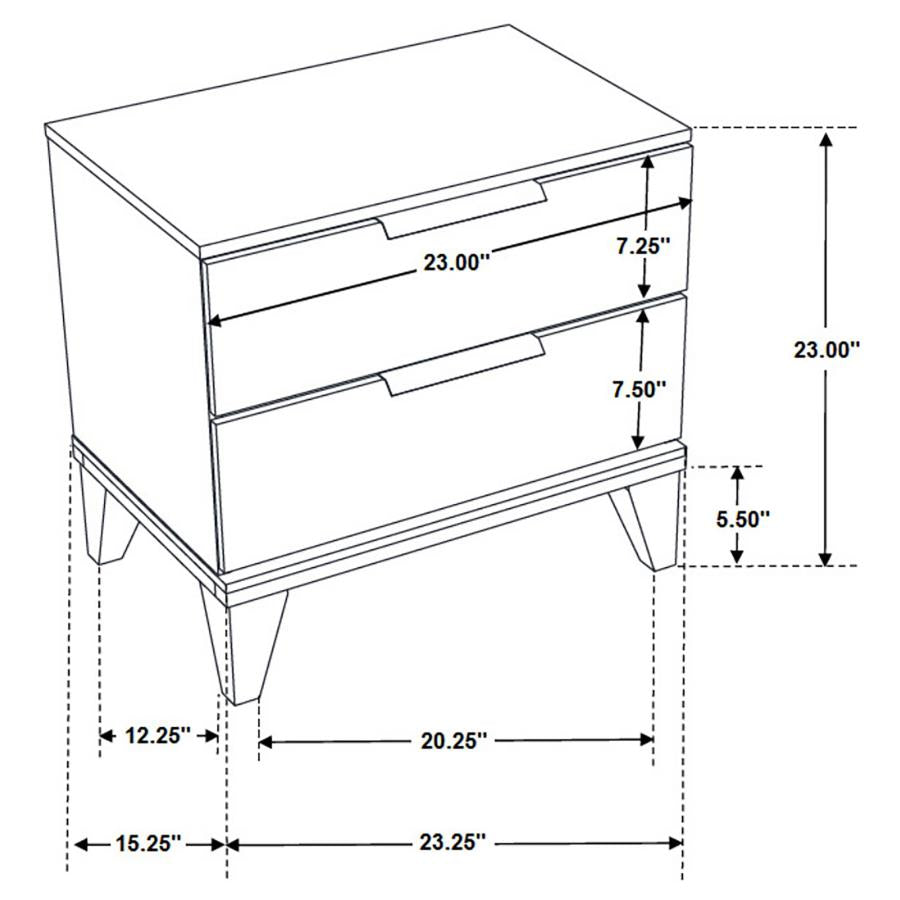 4 PCS Mays Queen Bedroom Set 215961Q-S4