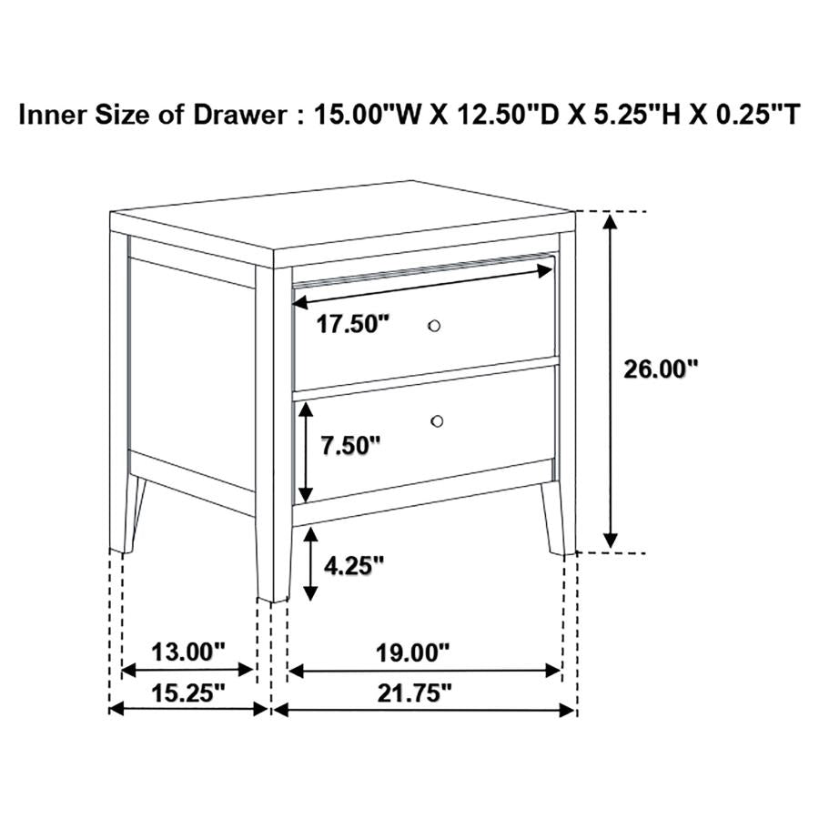 4 PCS Carlton King Bedroom Set 202091KE-S4