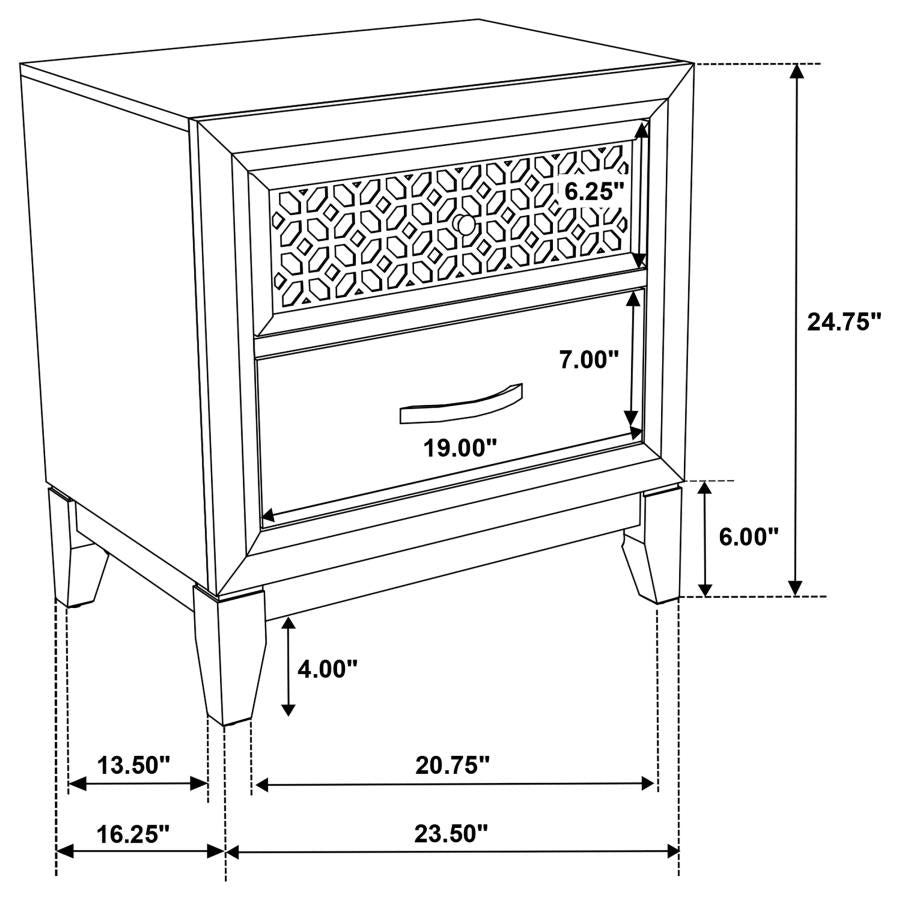 4 PCS Valencia Queen Bedroom Set 223041Q-S4