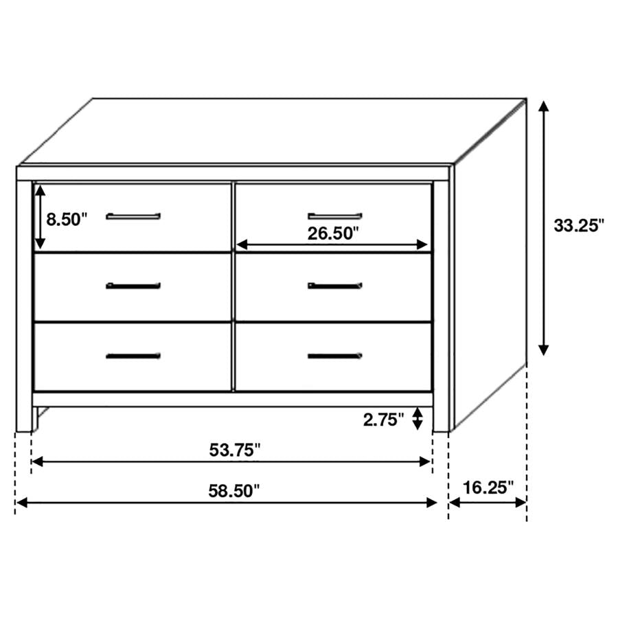 4 PCS Brantford Queen Bedroom Set 207041Q-S4