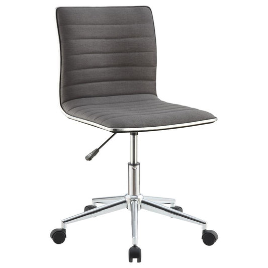 Chryses Adjustable Height Office Chair Grey and Chrome 800727