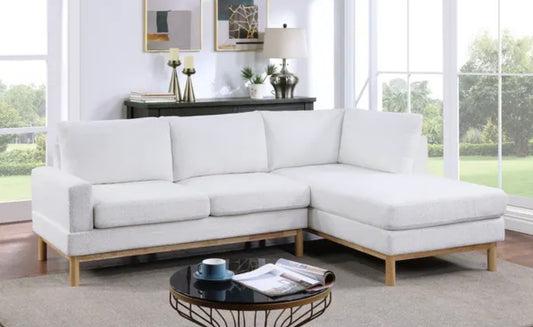 Anisa White Sherpa RSF Sectional 83127