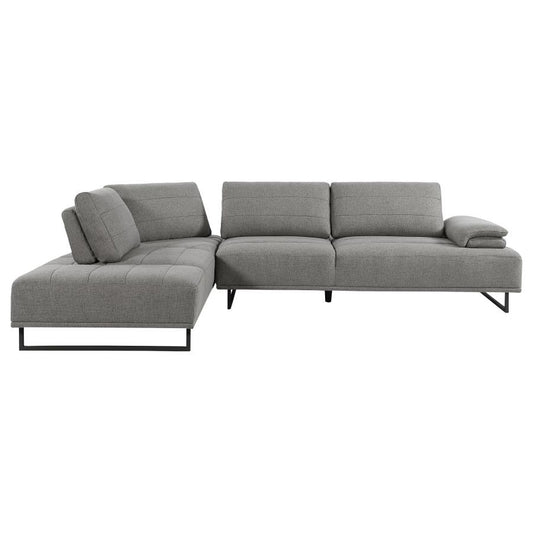 Arden 2-piece Adjustable Back Sectional Taupe 508888