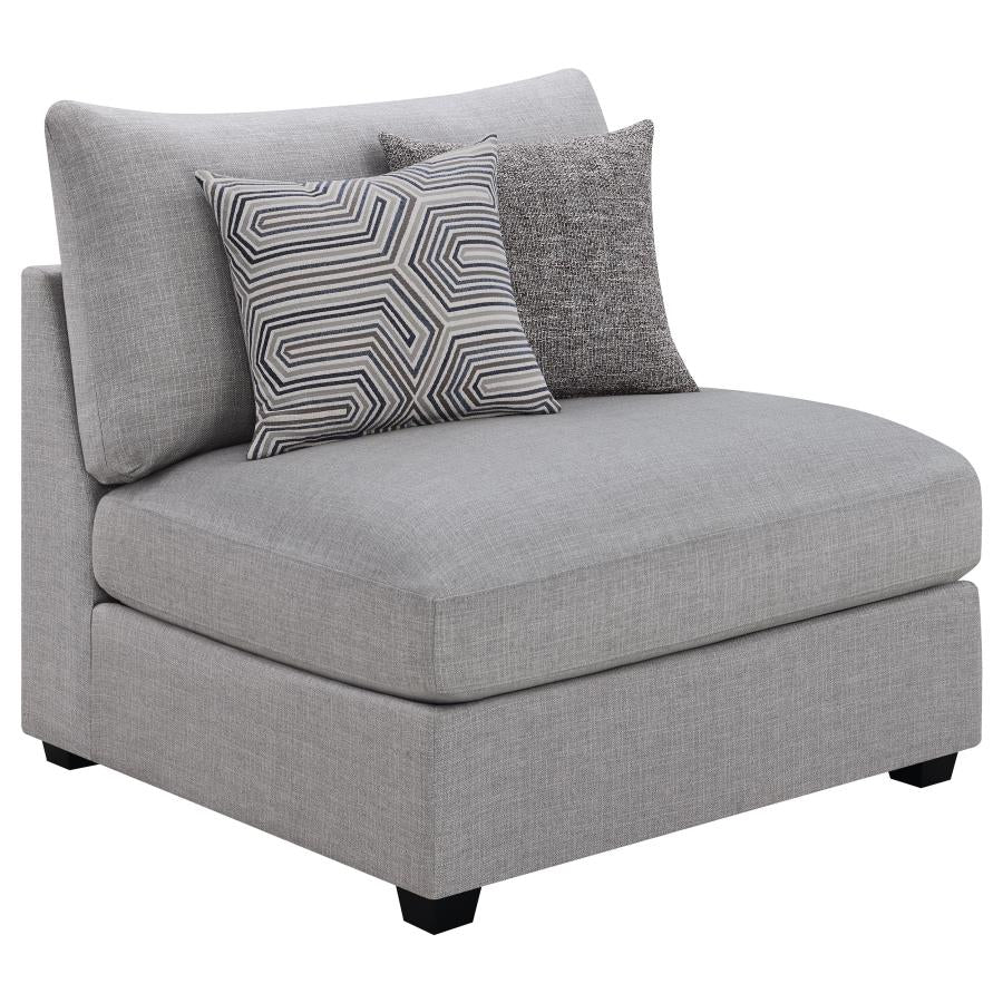 Cambria 5-piece Upholstered Modular Sectional Grey 551511-S5B