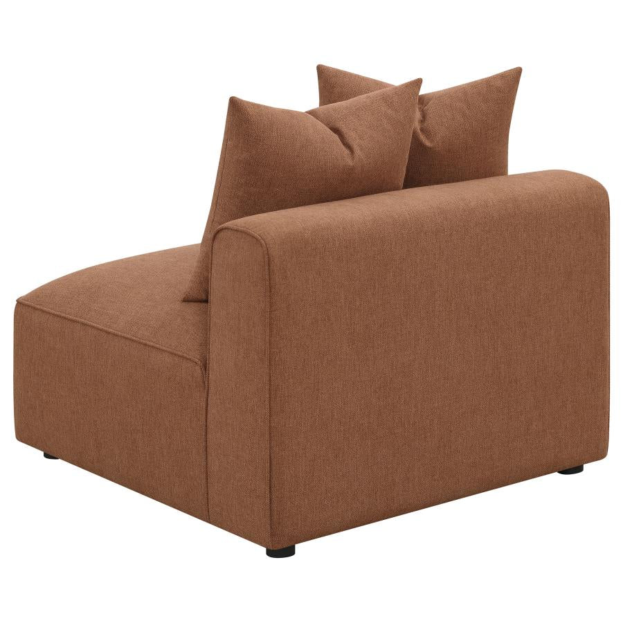 Jennifer 6-piece Upholstered Modular Sectional Terracotta 551591-SET