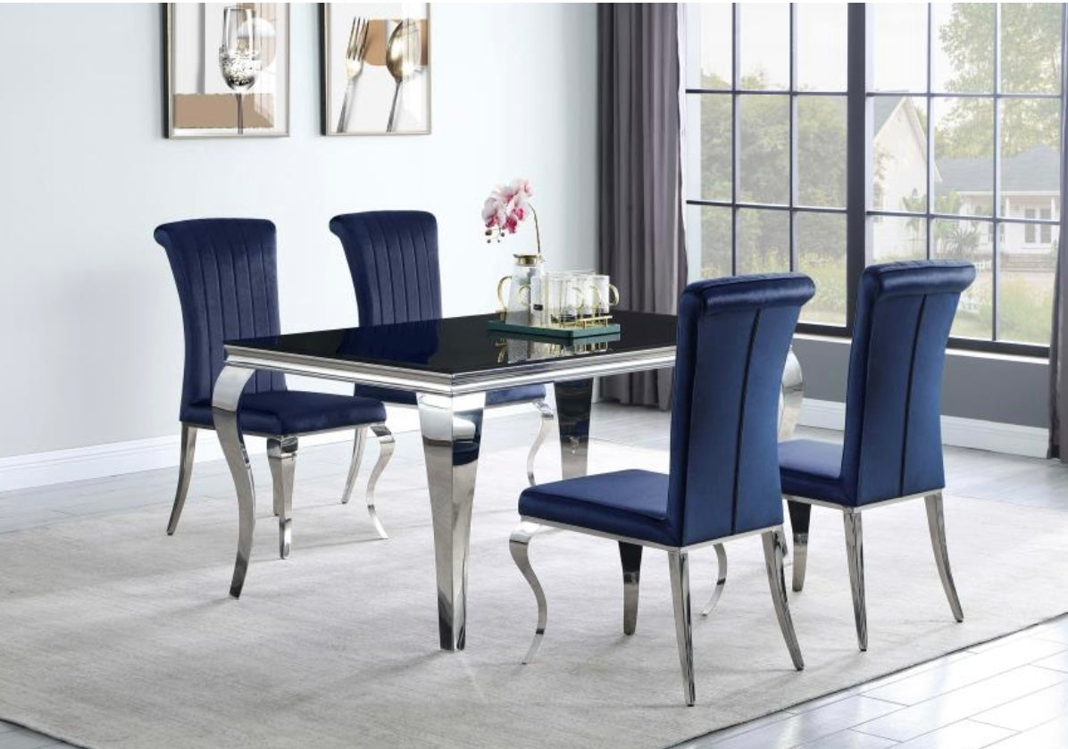 5 PCS Carone Dining Table Set 105071-S5B