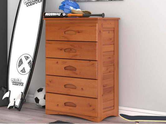 5 Drawer Chest Honey 2155