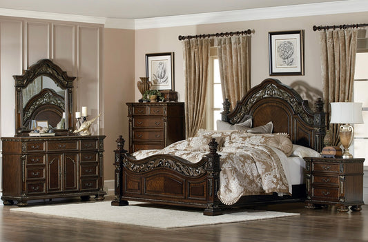 4 PCS King Bedroom Set Catalonia Collection 1824