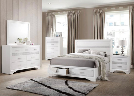 4 PCS Miranda King Bedroom Set 205111KE-S4