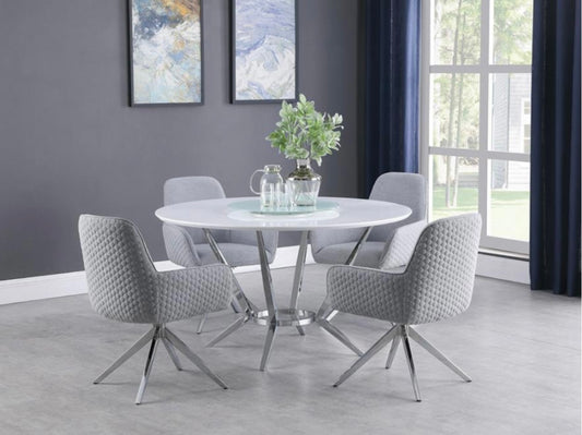 5 PCS Abby Dining Table Set 110321-S5