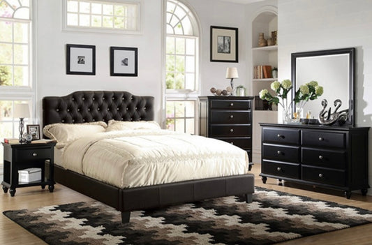 4 PCS Black Queen Bedroom Set F9331Q