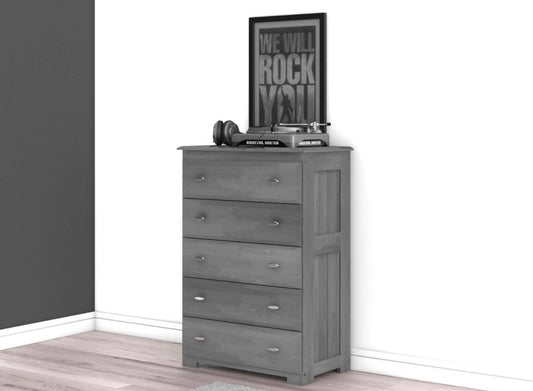 5 Drawer Chest Charcoal 3255