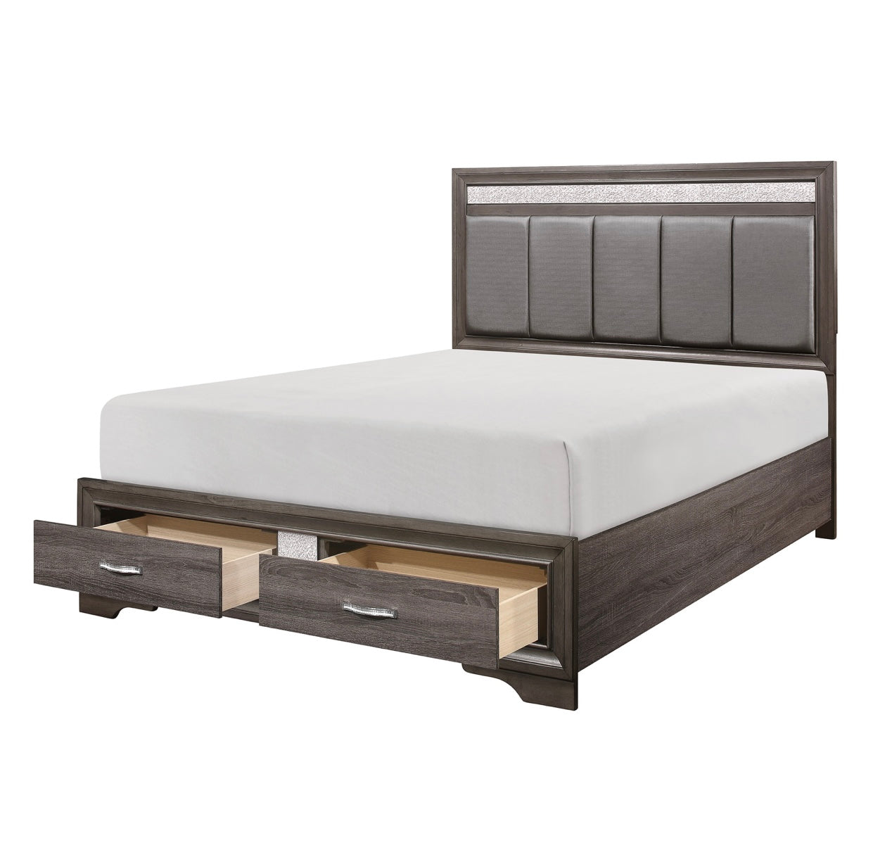 Cama Queen Platform com Estojo de Armazenamento 1505-1