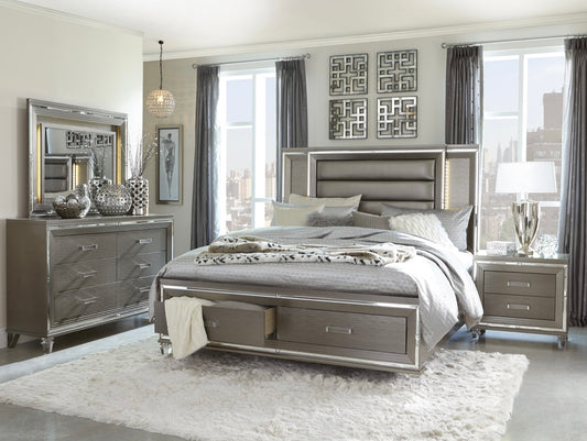 4 PCS King Bedroom Set 1616-1*4AC